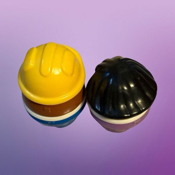 Vintage Little Tikes Toddle Tots Afrian American Couple Construction Figure - Picture 4 of 6